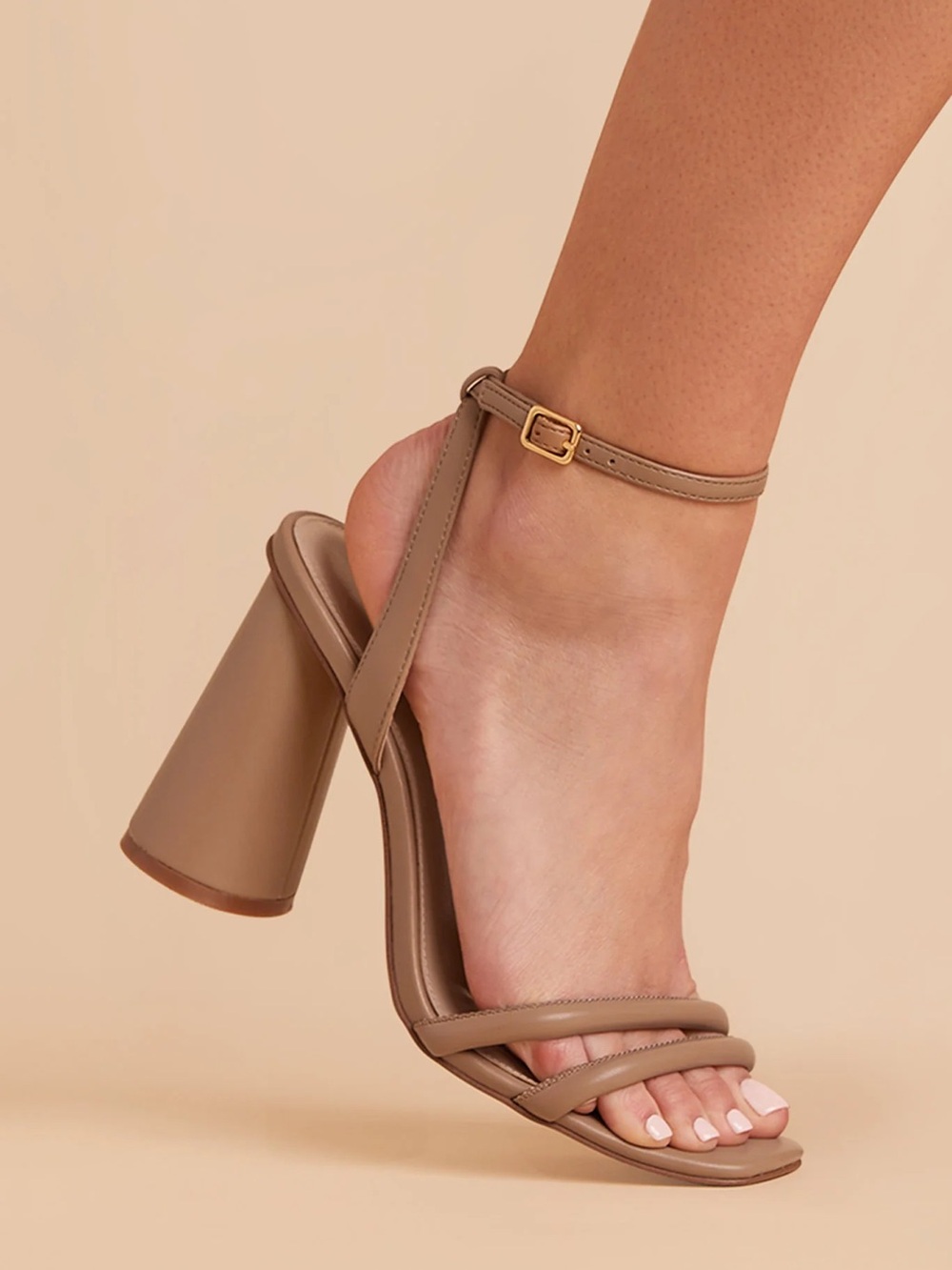 NWOT Birdy Grey Julia Heels in Mocha